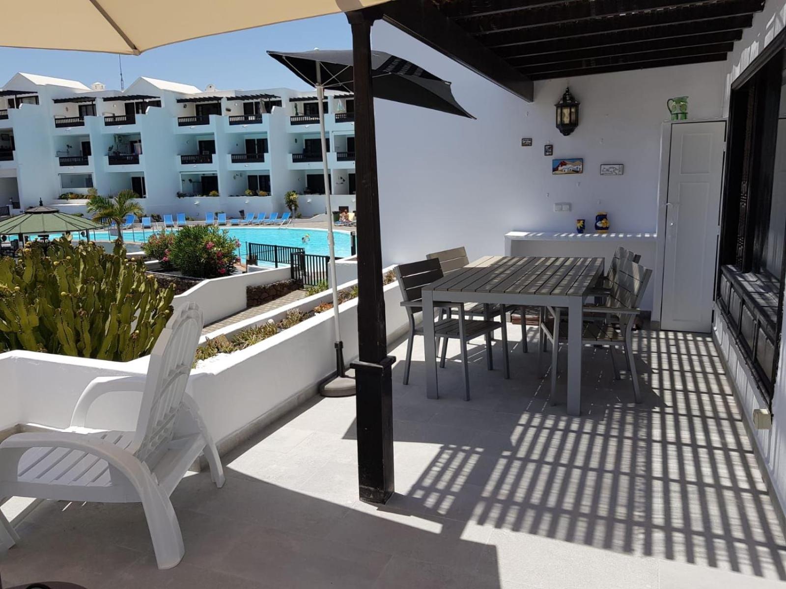 코스타 테기세 Playa Bastian 2 Habs 2 Banos Y Super Terraza 아파트 외부 사진