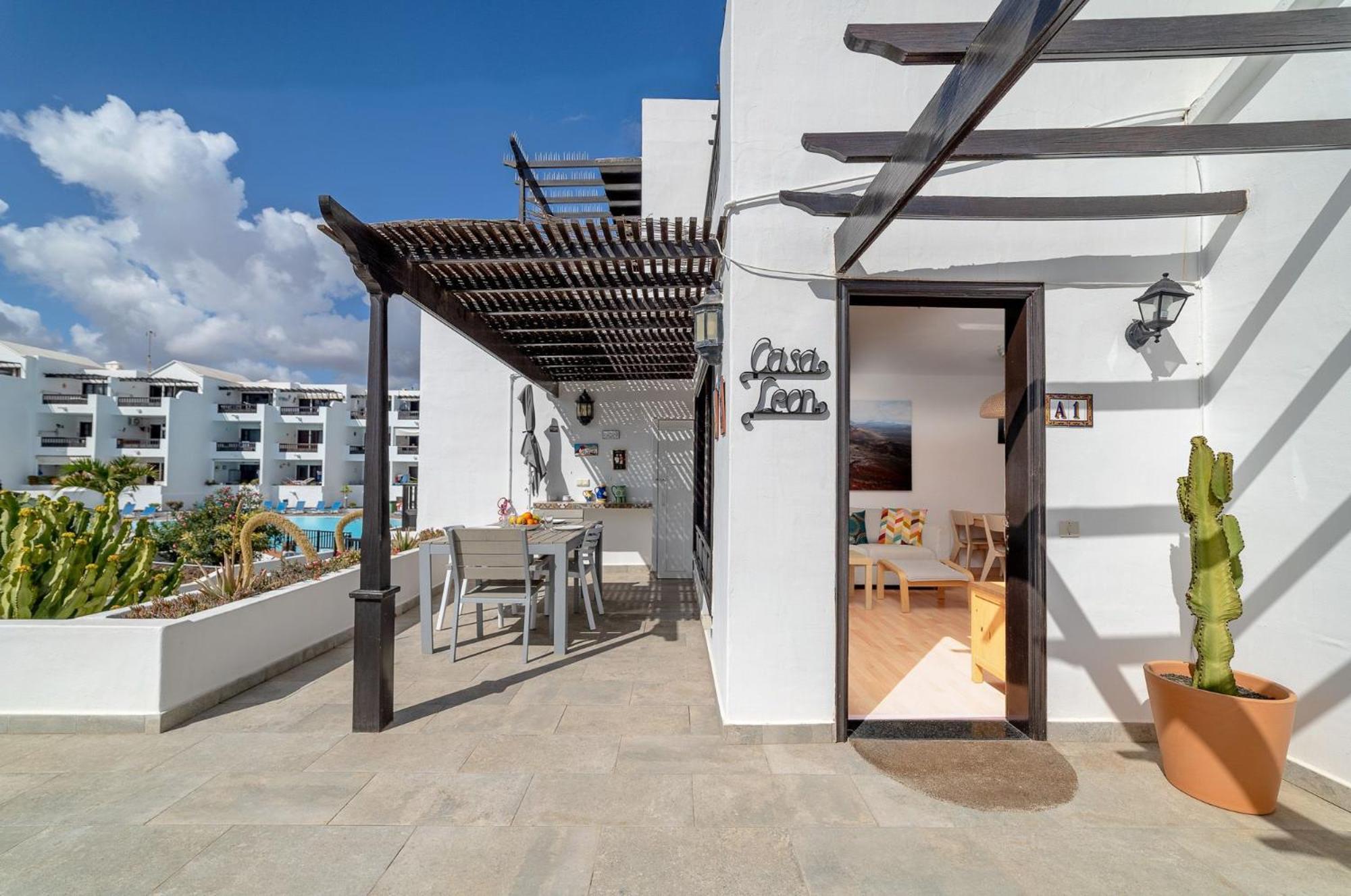 코스타 테기세 Playa Bastian 2 Habs 2 Banos Y Super Terraza 아파트 외부 사진
